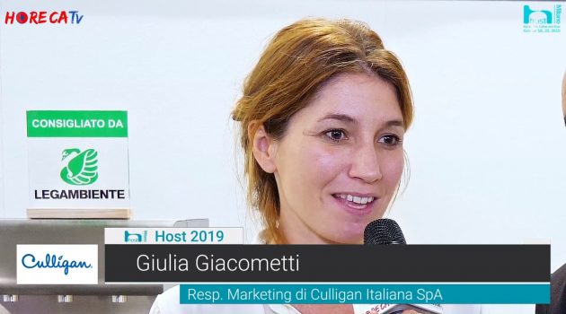 HOST 2019 – Intervista con Giulia Giacometti di Culligan Italiana SpA