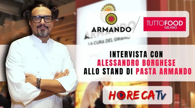 TUTTOFOOD 2021 – Intervista con Alessandro Borghese allo stand di Pasta Armando