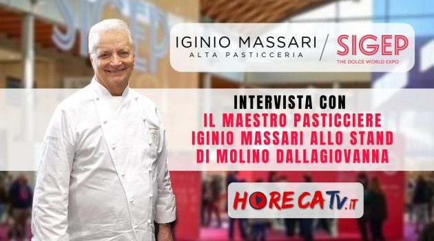 SIGEP 2023 – Intervista con il Maestro Pasticciere Iginio Massari allo stand di Molino Dallagiovanna