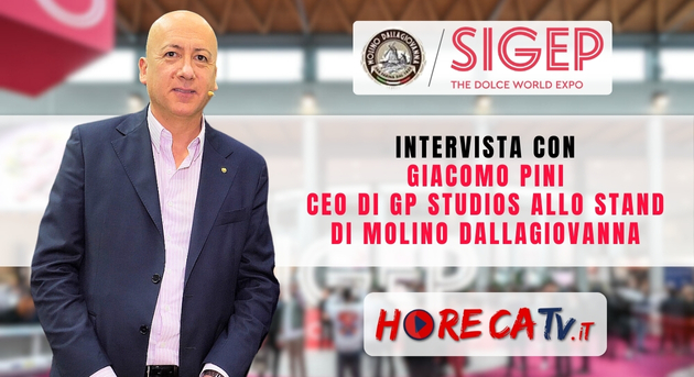 HorecaTv a Sigep 2024: intervista con Giacomo Pini di GP Studios allo stand di Molino Dallagiovanna